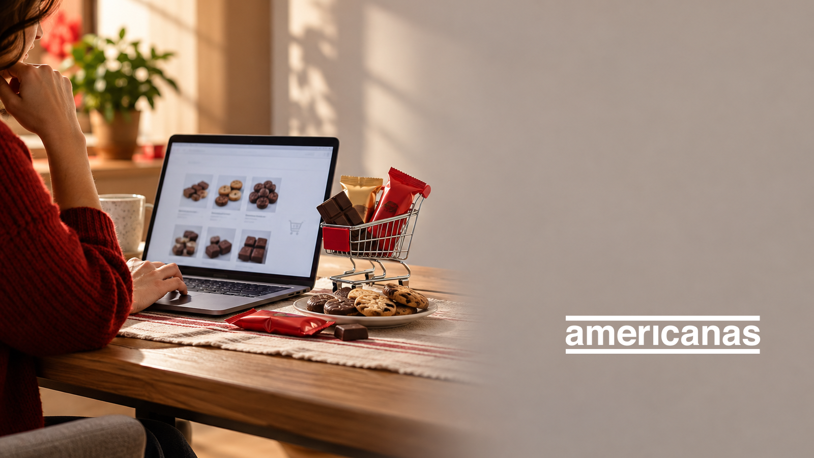 Americanas oferece descontos em biscoitos e chocolates selecionados
