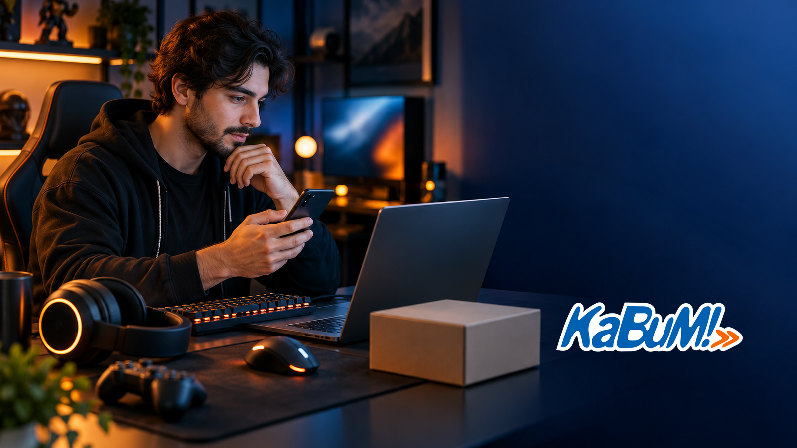 KaBuM! tem cupons de 20% e 12% para produtos gamer e Apple
