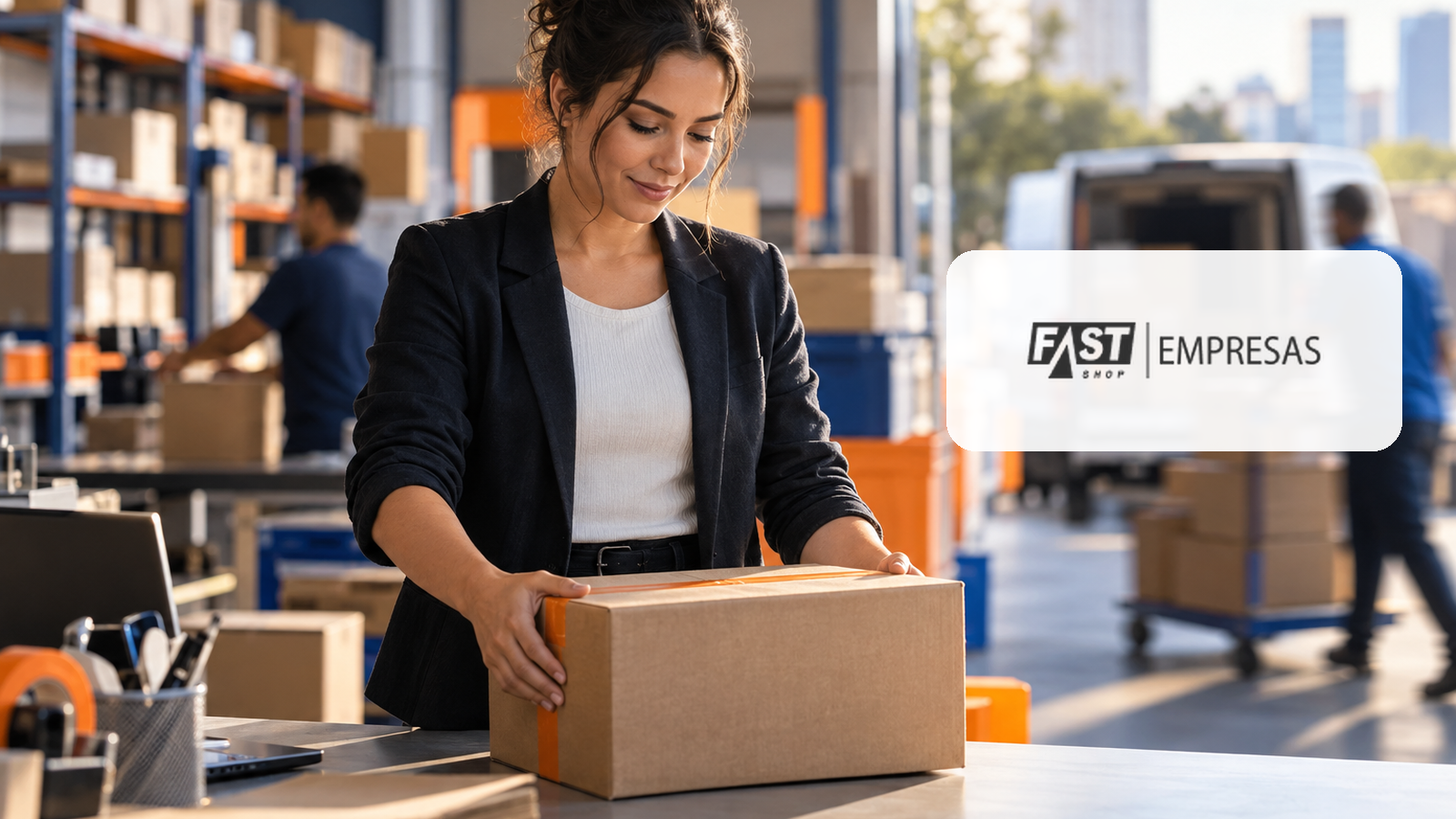 Fast Shop Empresas oferece frete grátis na primeira compra